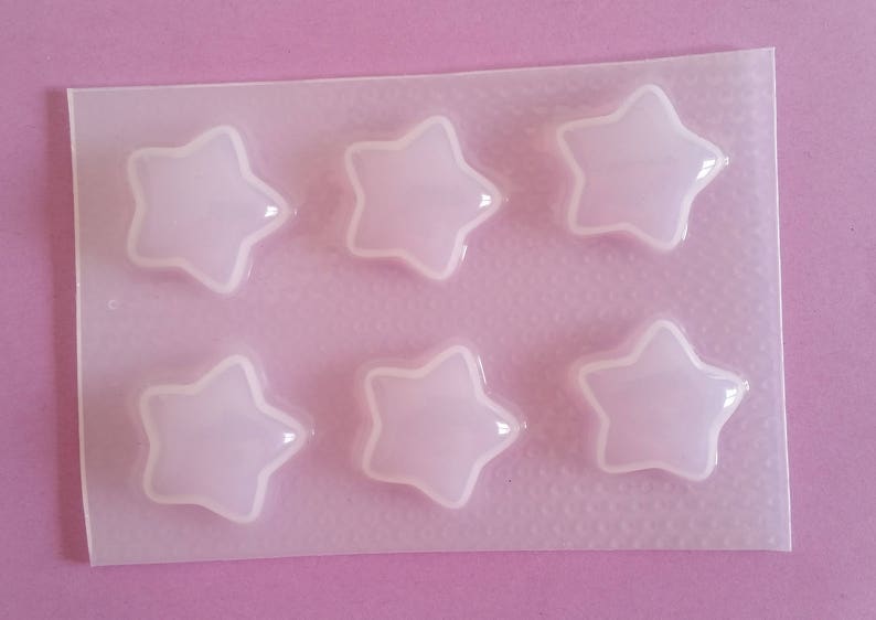 Small Bubble Star Resin Mold Flexible Plastic Resin Molds Etsy