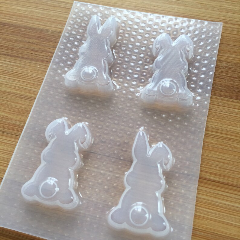 Easter Bunny Mold Resin Molds Rabbit Fondant Mould Bunny Etsy