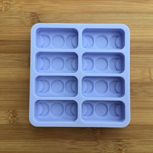 Triple Moon Silicone Mold, Food Safe Silicone Rubber Mould for resin polymer clay chocolate soap fondant candy jewelry freshies