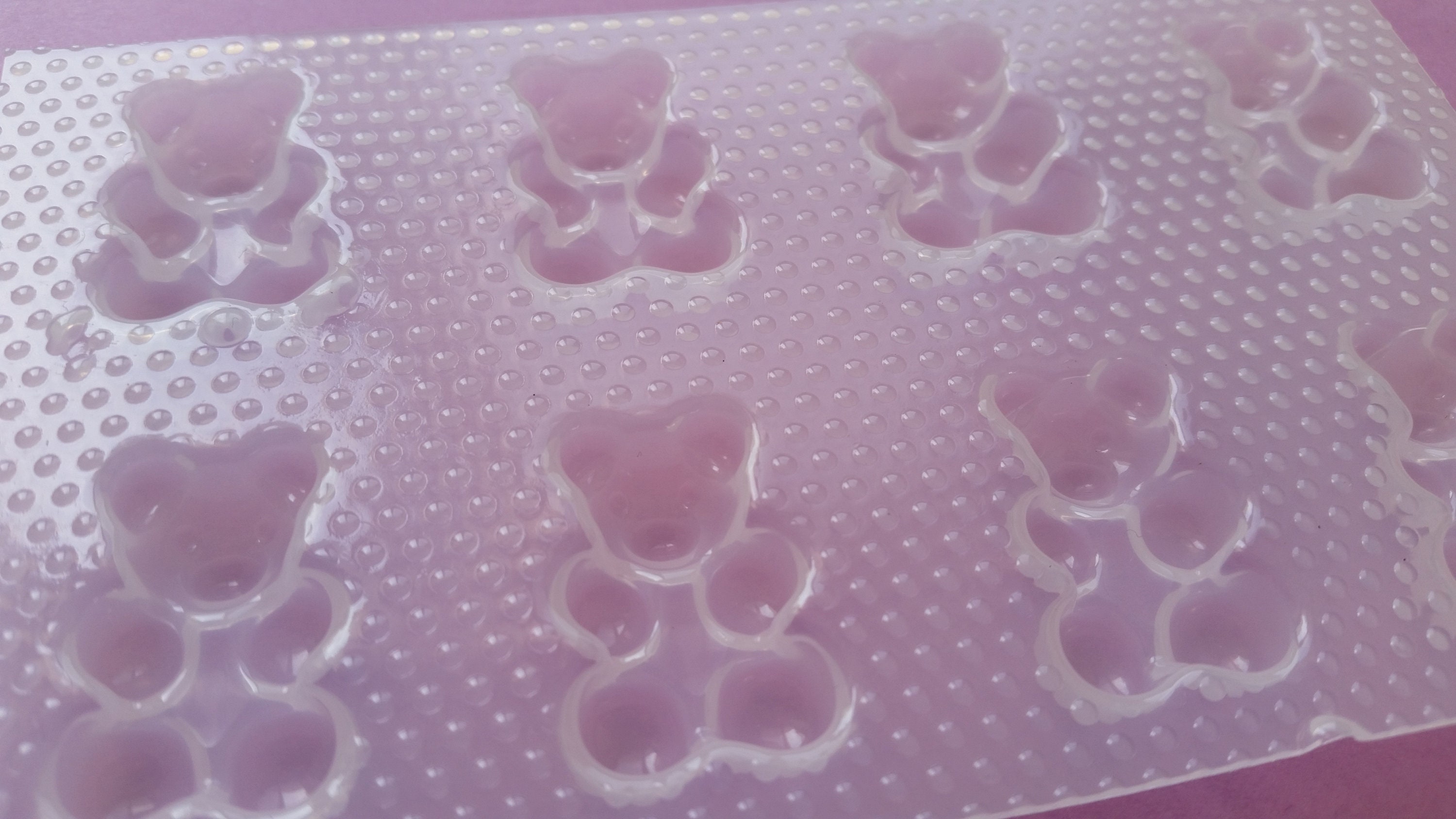 Large Gummy Bear Resin Mold Huge Gummy Bears Flexible Plastic Resin Molds  Candy Gummies Jewelry Mold Fondant Cake Decoration Mold 