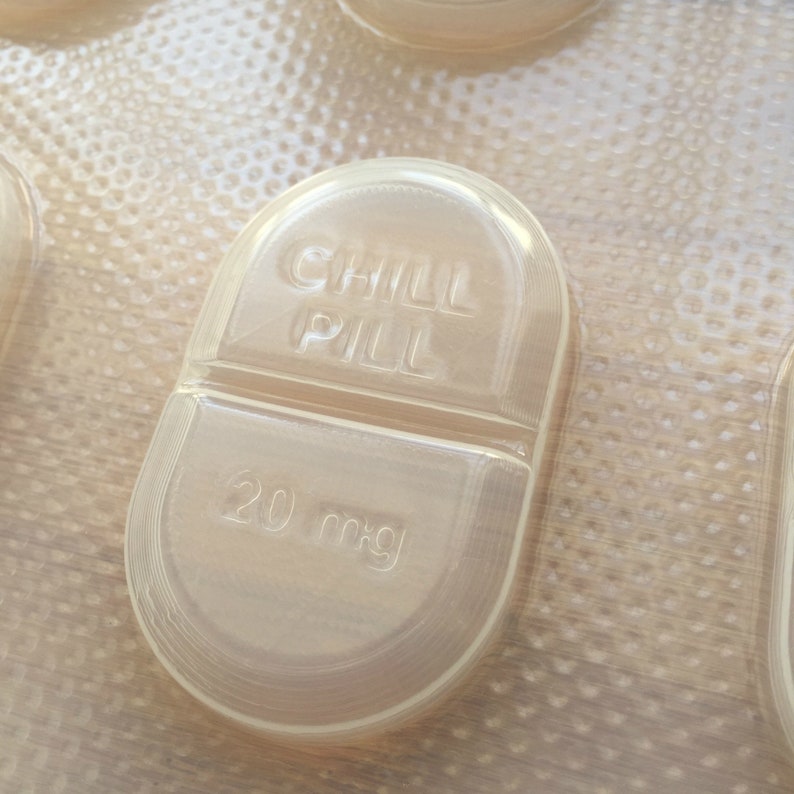 0.7 Oz Chill Pill Plastic Mold Resin Mould Epoxy Casting Etsy