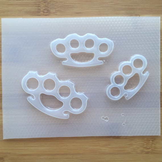 Brass Knuckles Plastic Mold, Resin Mold, Molds for Resin, Supplies
