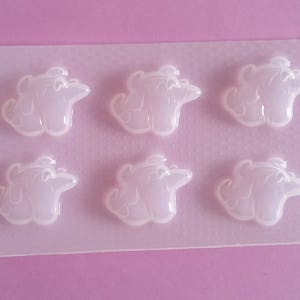 Unicorn Resin Mold, UV resin molds, resin mould, resin supplies, unicorn chocolate mold, unicorn head mold image 4