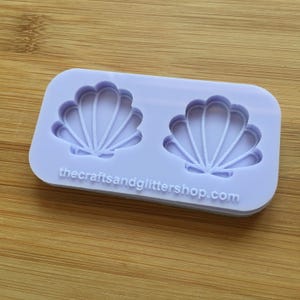 Seashell Silicone Mold, Food Safe Silicone Rubber Mould for resin polymer clay chocolate soap wax fondant candy jewelry making
