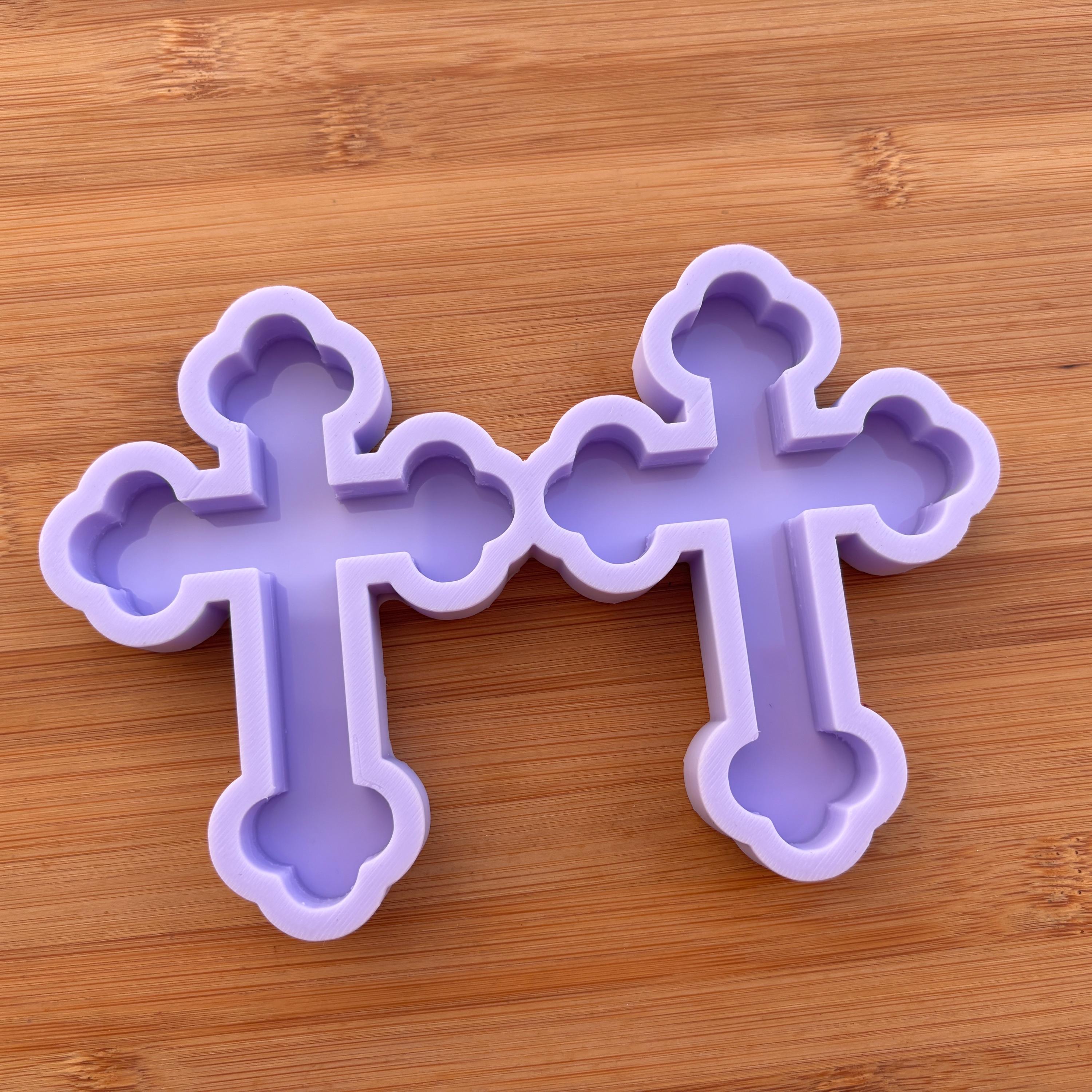 4 inch Cross Silicone Mold, Food Safe Silicone Rubber Mould for