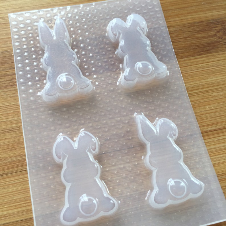 Easter Bunny Mold Resin Molds Rabbit Fondant Mould Bunny Etsy