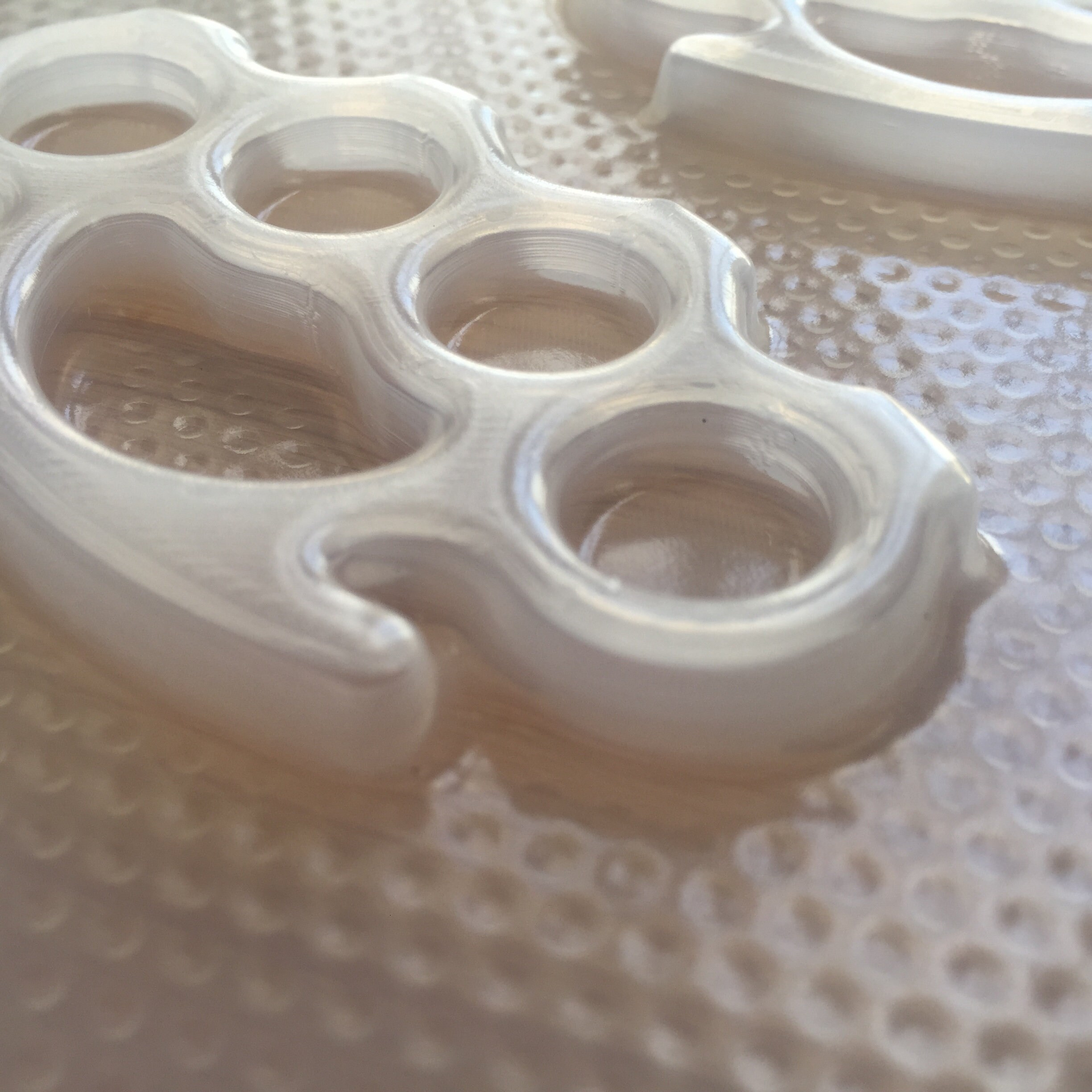 Brass Knuckles Mold Bath Bomb Mold Soap Mold Wax Mold Plastic Mold