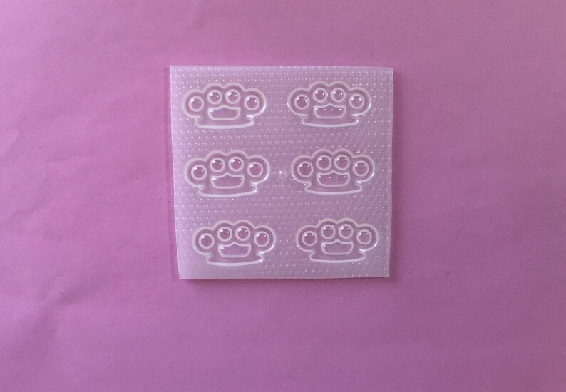 Small Brass Knuckles Plastic Mold image 5