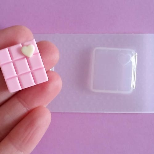 CUBES PLASTIC MOLD Chocolate Bar Mold for Handmade Chocolate Etsy