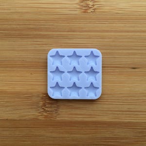 1cm Star Silicone Mold, Food Safe Silicone Rubber Mould for resin polymer clay chocolate soap wax fondant candy jewelry shaker insert tiny