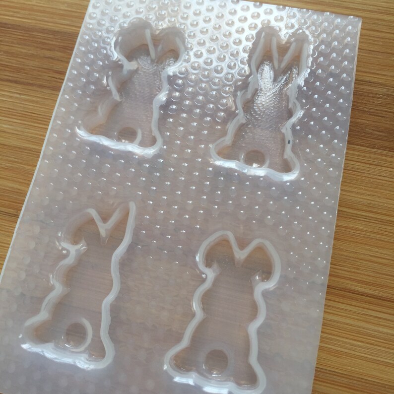 Easter Bunny Mold Resin Molds Rabbit Fondant Mould Bunny Etsy