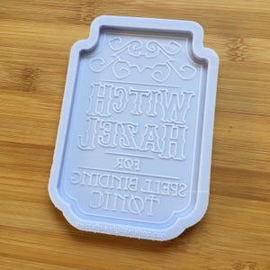 Witch Hazel Silicone Mold, Food Safe Silicone Rubber Mould for resin clay chocolate bar soap decoration wax fondant candy gummy sheet