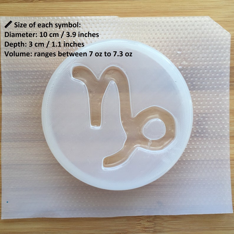 10cm Zodiac Symbol Plastic Mold Resin Mold Supplies Mould Etsy