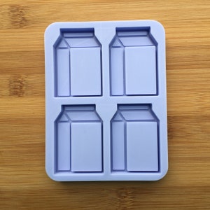 Melkpak shaker siliconen mal, voedselveilige siliconenrubber mal voor hars polymeerklei chocolade zeep wax fondant snoep sieraden maken