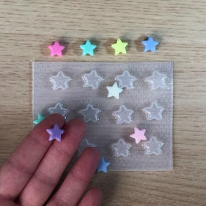 Little Star Mold - resin, soap, candle, wax melt, bath bomb, fondant, ice cube, cake decorating, chocolate candy, clay, flexible plastic