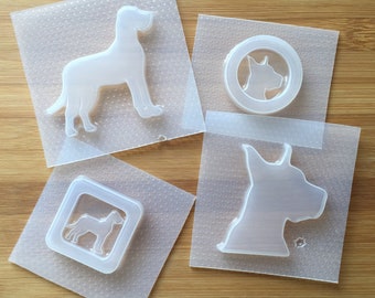 Great Dane Plastic Mold, Resin Mold, Molds for Resin, Supplies, Great Dane Resin molds, Dog Breed, Great Dane Silhouette, phone grip dogs