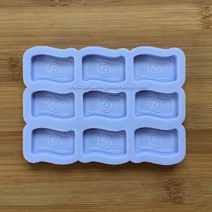 1,1 "Zoll Dollarschein Silikonform, lebensmittelechte Silikonform für Harz Polymer Clay Schokolade Seife Wachs schmelzen Fondant Süßigkeiten Schmuckherstellung