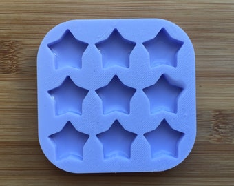 2 cm Star Silicone Mold, Food Safe Silicone Rubber for resin polymer clay chocolate wax melt fondant candy oven safe mould, jewelry making