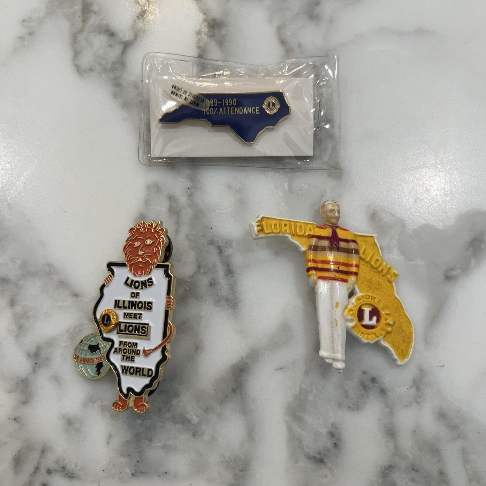 Lions Attendance Pin - Etsy