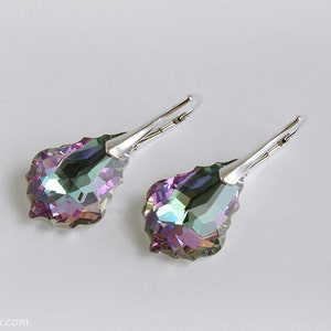 Vitrail Light Crystal Earrings