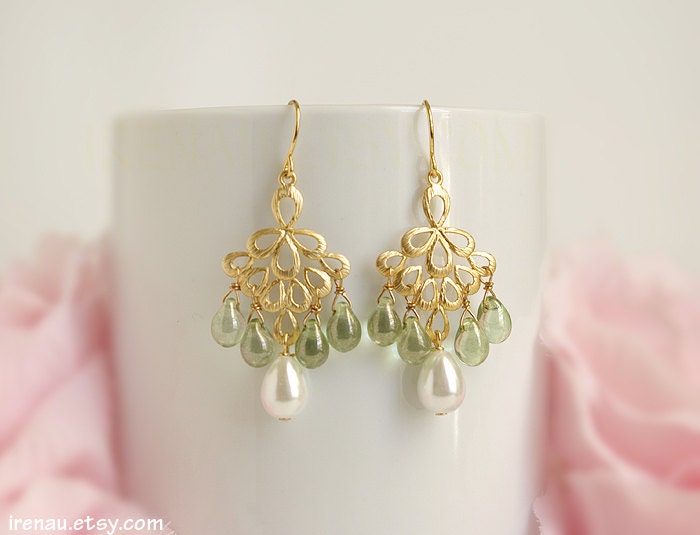 Orecchini Pendenti "Camelia" Rossi Con Goccia Cristallo - Foto 6