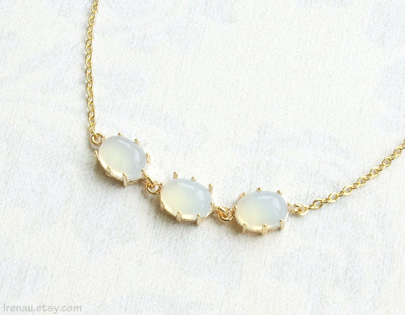 Opal Bracelet, White Opal Stone Bracelet, Dainty Bracelet