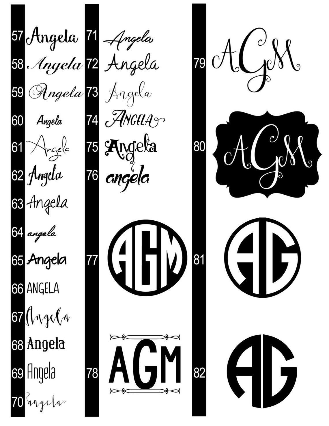 Planner Monogram Monogram Planner Initial Vinyl Monogram Etsy Canada