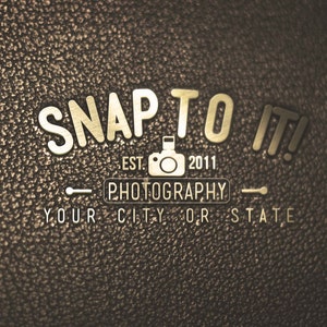 Logotipo de fotografia | Logotipo | Design de logotipo personalizado | Designs de logotipo pré-fabricados | Loja Etsy | Estúdios de fotografia | Logotipo personalizado | Design gráfico