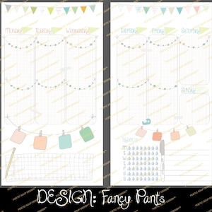Planner Inserts | Agenda Inserts | Planner | Personal Size PRINTED Insert | WO2P | FiloFax | Planner Insert | Printed Planner Pages | LV mm image 3