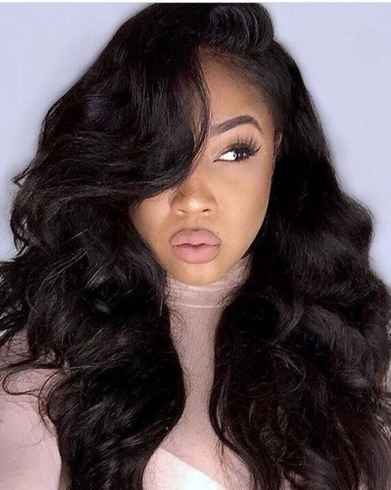 The Untamed Curl Lace Front Wig Body Wave Virgin Human Hair Etsy