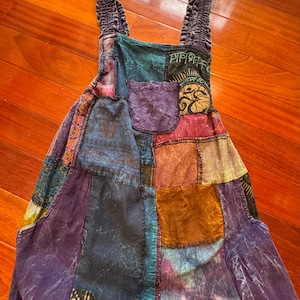 Kathmandu Imports Overalls Women’s* Men’s *Boho Dungarees* Colorful Hippie Festival Outfit