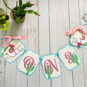 Llama Banner, Llama Party, Llama Birthday,  Personalized Llama Birthday Decoration.