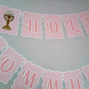 First Communion Banner. Holy Communion Banner.