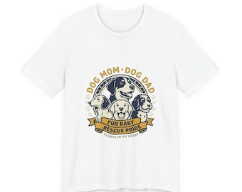 Camiseta para mamás y papás perrunos / Orgullo por el rescate de mascotas, camiseta para padres de mascotas