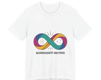 Camiseta Neurodivergente y Orgullosa / Neurodiversidad, Orgullo Autista, Apto para Personas con Sensibilidad Sensorial