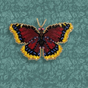 Patrón de mariposa para capa de luto