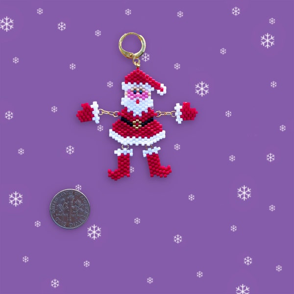 Dangling Santa pattern