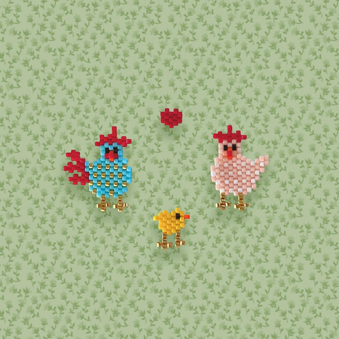 Chicken Family Pattern - Etsy