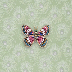 White Admiral butterfly pattern