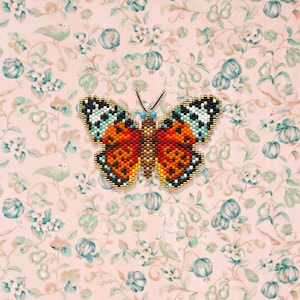 Painted Lady butterfly pattern