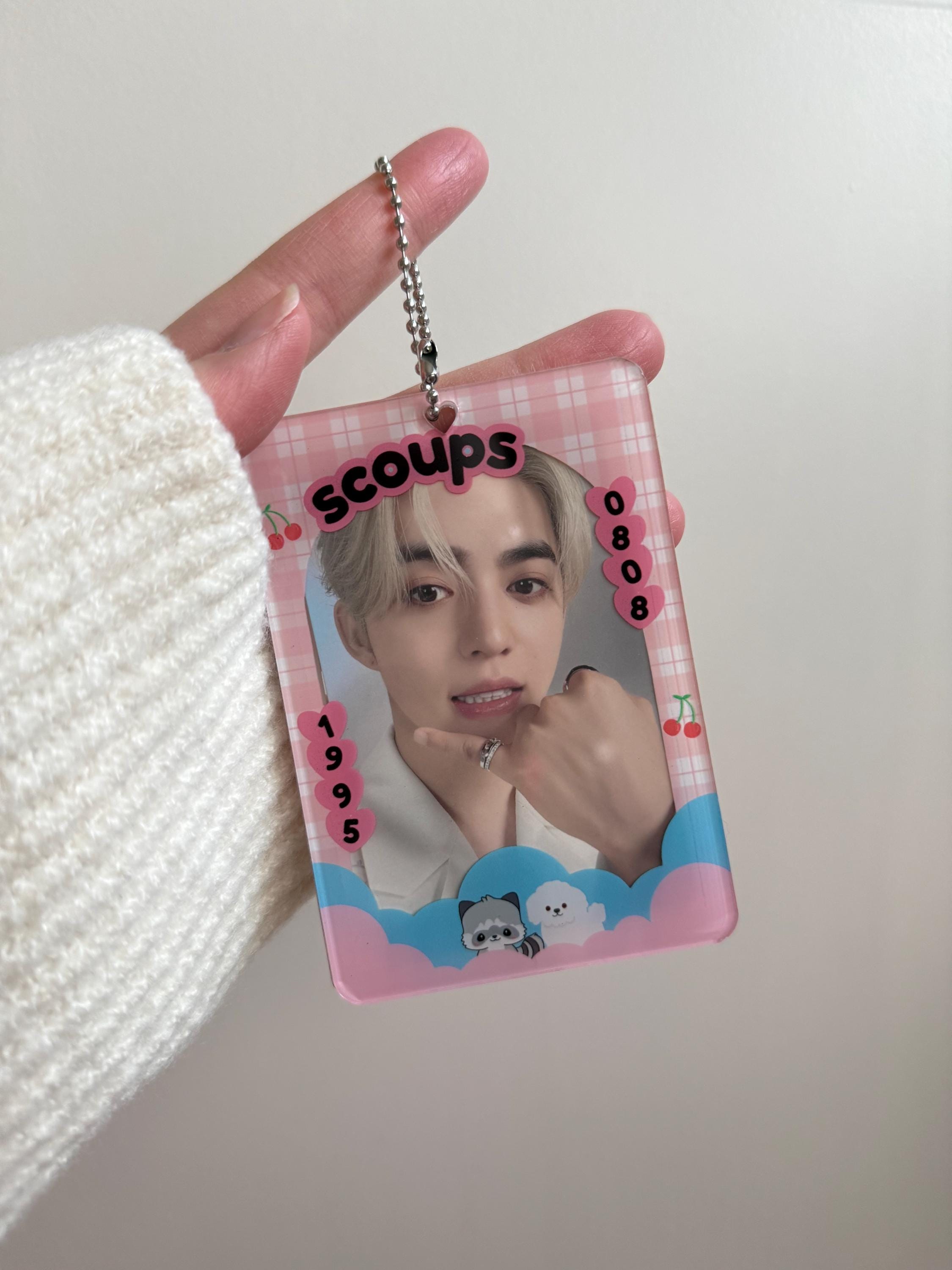 Scoups Acrylic Photocard Holder | Kpop | Svt | Seventeen - Etsy