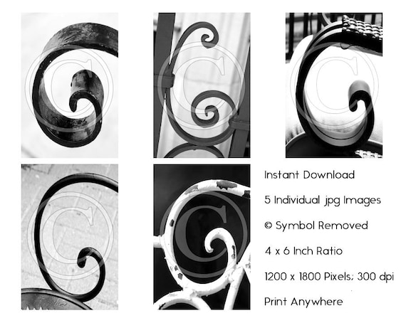 Letter G Alphabet Photography Instant Download of 5 Different - Etsy
