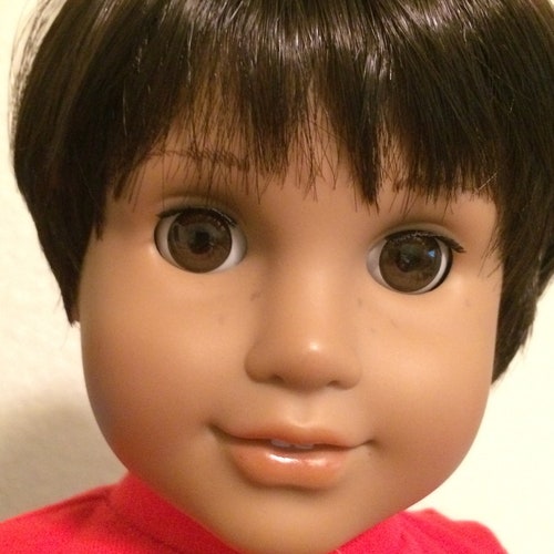 Monique Dutch Boy Dark Brown Doll Wig Size 10-11 - Etsy