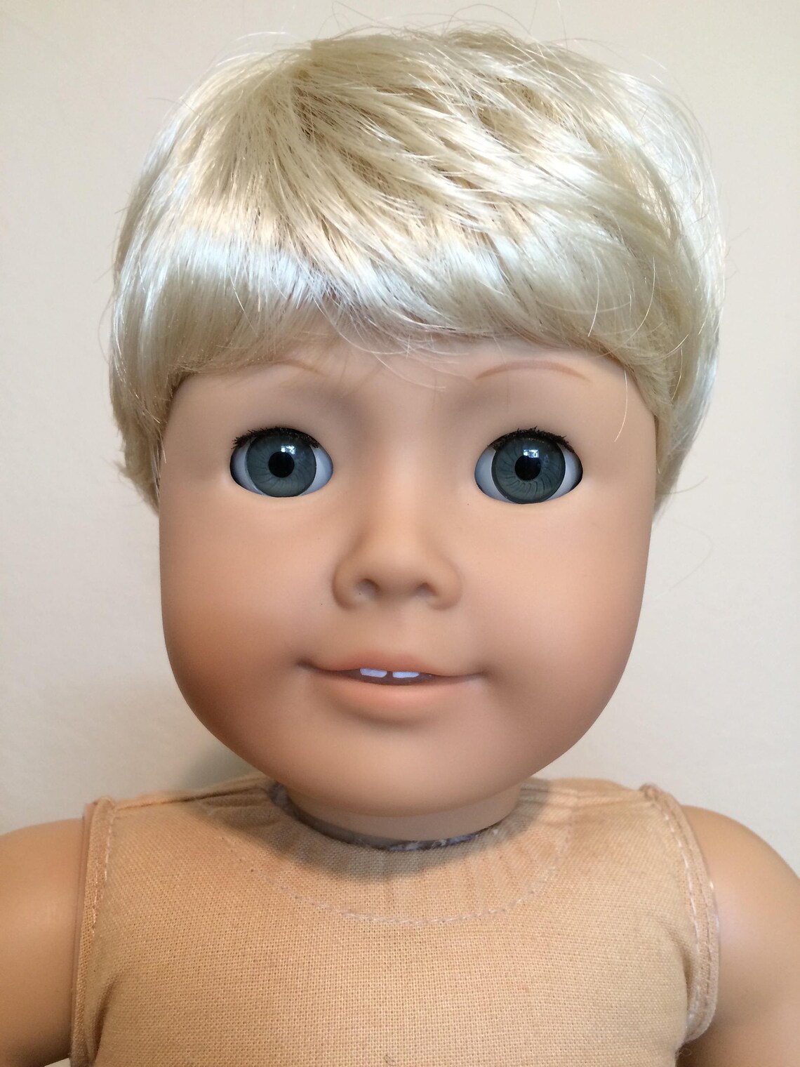 Monique Johnny Pale Blond Boy doll wig size 1011 Etsy