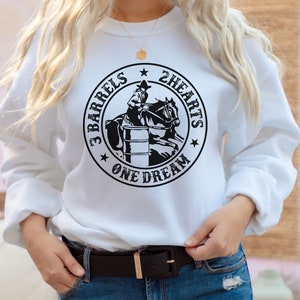 Ladies Barrel Racing Horse Sweatshirt Gift For Barrel Race, Barrel Racer Gift, Turn And Burn,Equestrian Race,Rodeo Riding Long Sleeve Hoodie