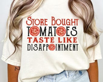 Tomato Shirt,Gift For Gardener, Farmers Market Shirt, Foodie Tee,Vegan Fruit Tee,Trendy Vintage Comfort Colors Graphic Tee For Women Or Men