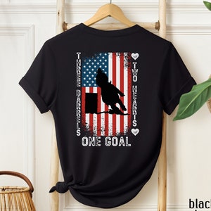 Back Design Barrel Racing Horse T-Shirt Gift For Barrel Race, Barrel Racer Shirt, Turn And Burn Tshirt,Rodeo Riding Tee,Youth Ladies Unisex