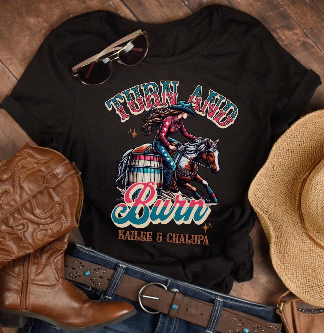 Personalized Barrel Racing Shirt, Racer Tee, Gift for Race Horse Youth ...
