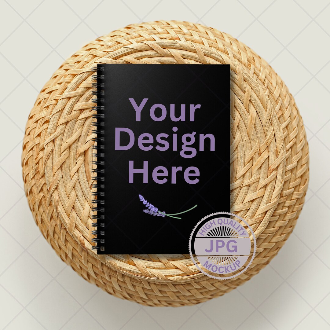 Spiral Notebook Mock Up, Notebook Mockup, Diary Mockup, Journal Notepad ...