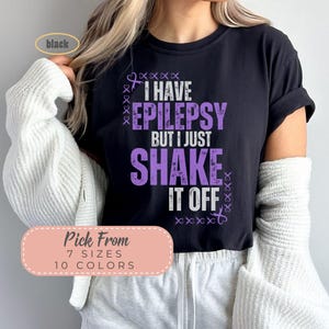 Epilepsy Awareness Shirt, Neurodiversity T Gift, Funny Warrior Tees, Epileptic Seizure Tee, Purple Ribbon T-shirt, Comfort Colors® Tshirt
